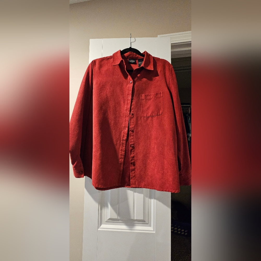 Sonoma Button-up, M, Red
